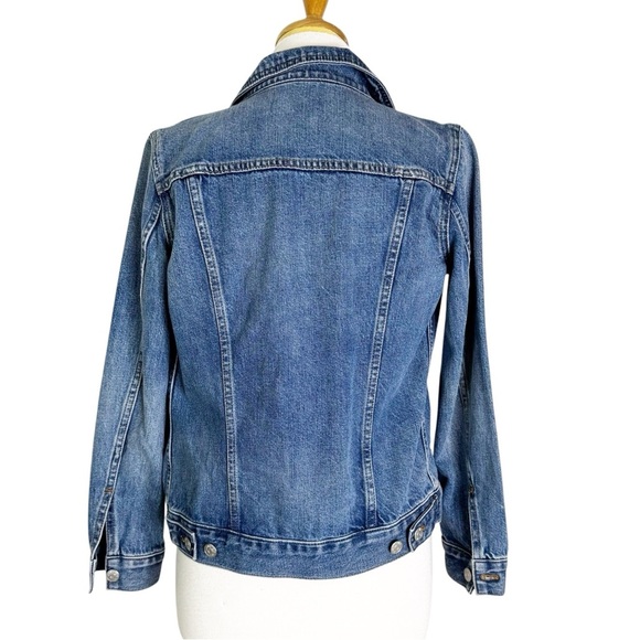 Madewell The Jean Jacket in Medford Wash Denim Trucker Jacket Size XS - Picture 8 of 13